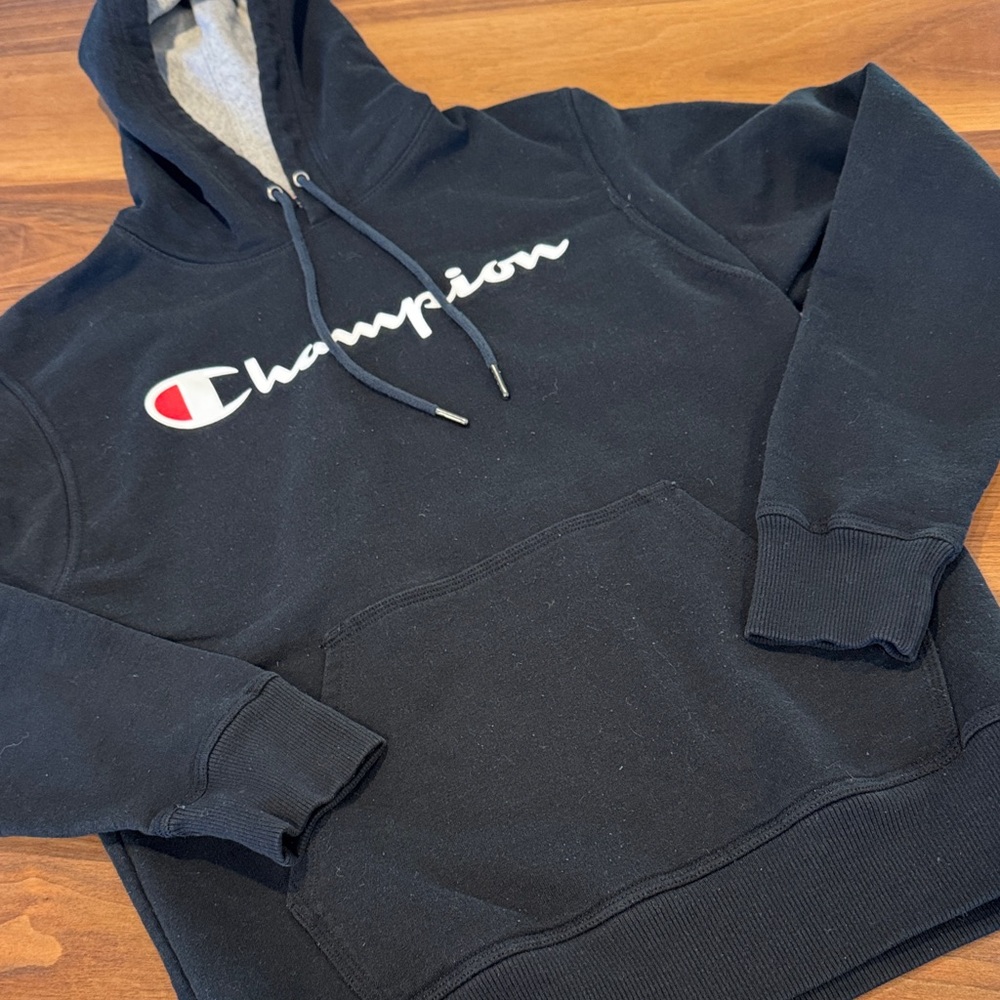 Champion Black Pullover Hoodie